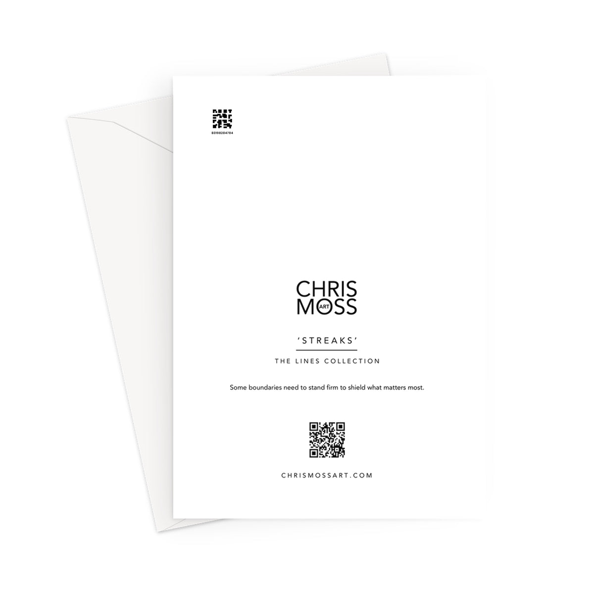 Streaks | Abstract Greeting Card