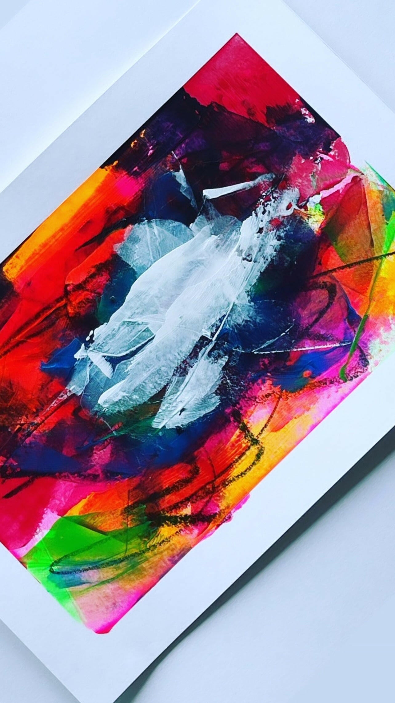 Lumino - Piece 2 | Original A4 Abstract Painting