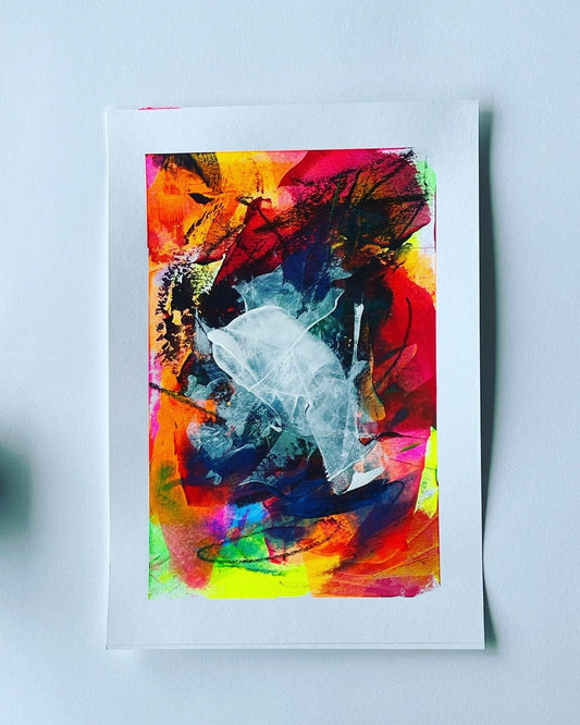 Lumino - Piece 6 | Original A4 Abstract Painting