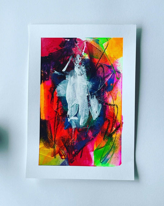 Lumino - Piece 2 | Original A4 Abstract Painting