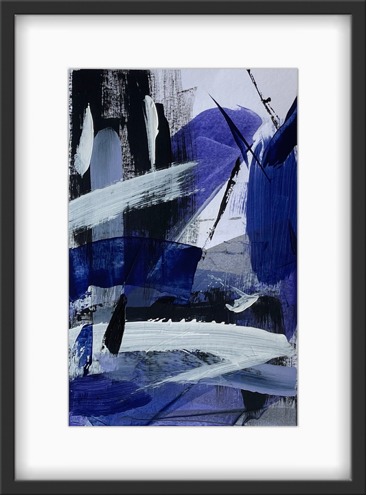 Design of a Weekend: Cobalt Edit A4 - Piece V