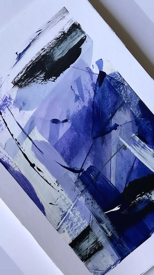 Design of a Weekend: Cobalt Edit A4 - Piece II