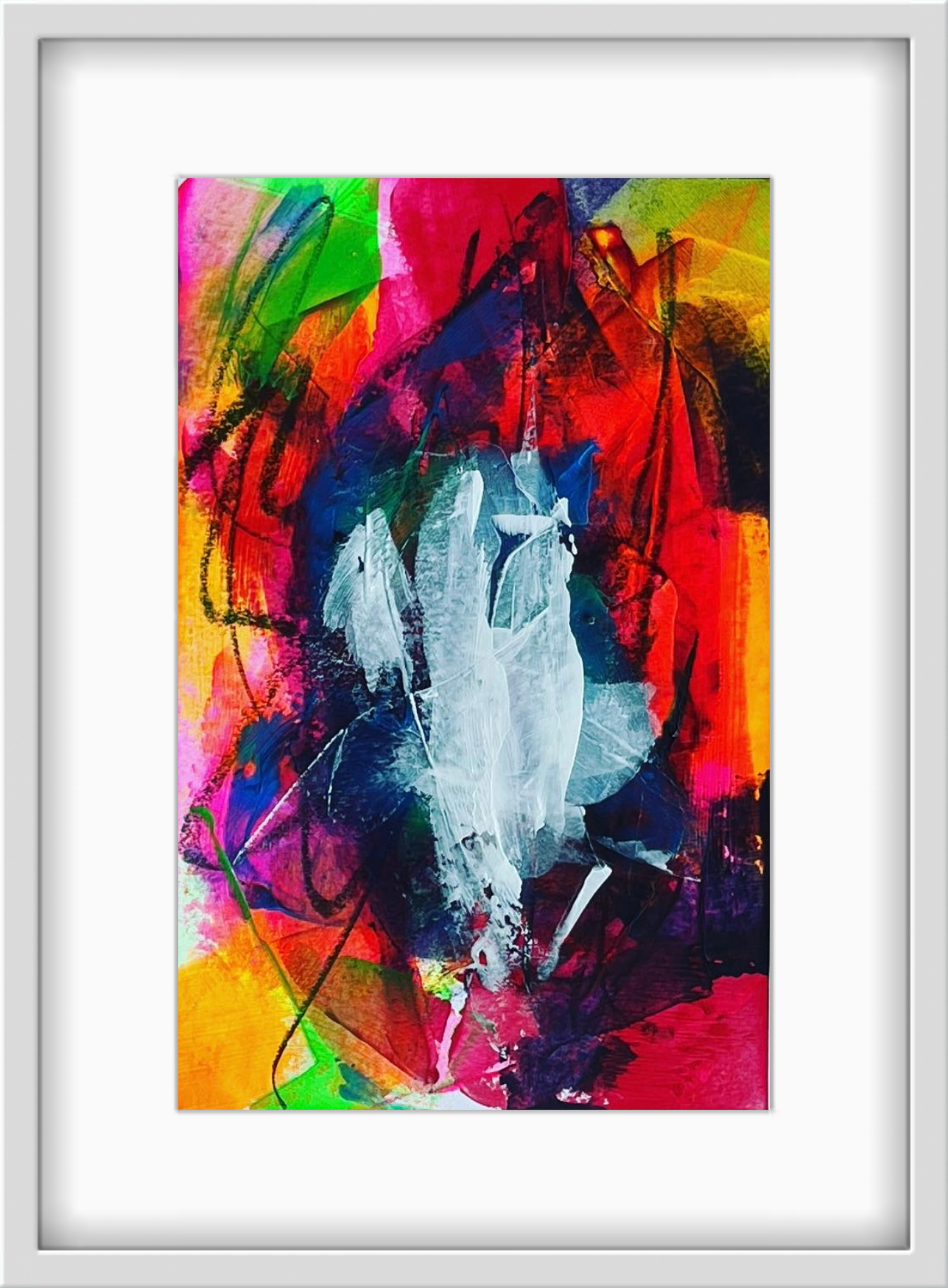 Lumino - Piece 2 | Original A4 Abstract Painting