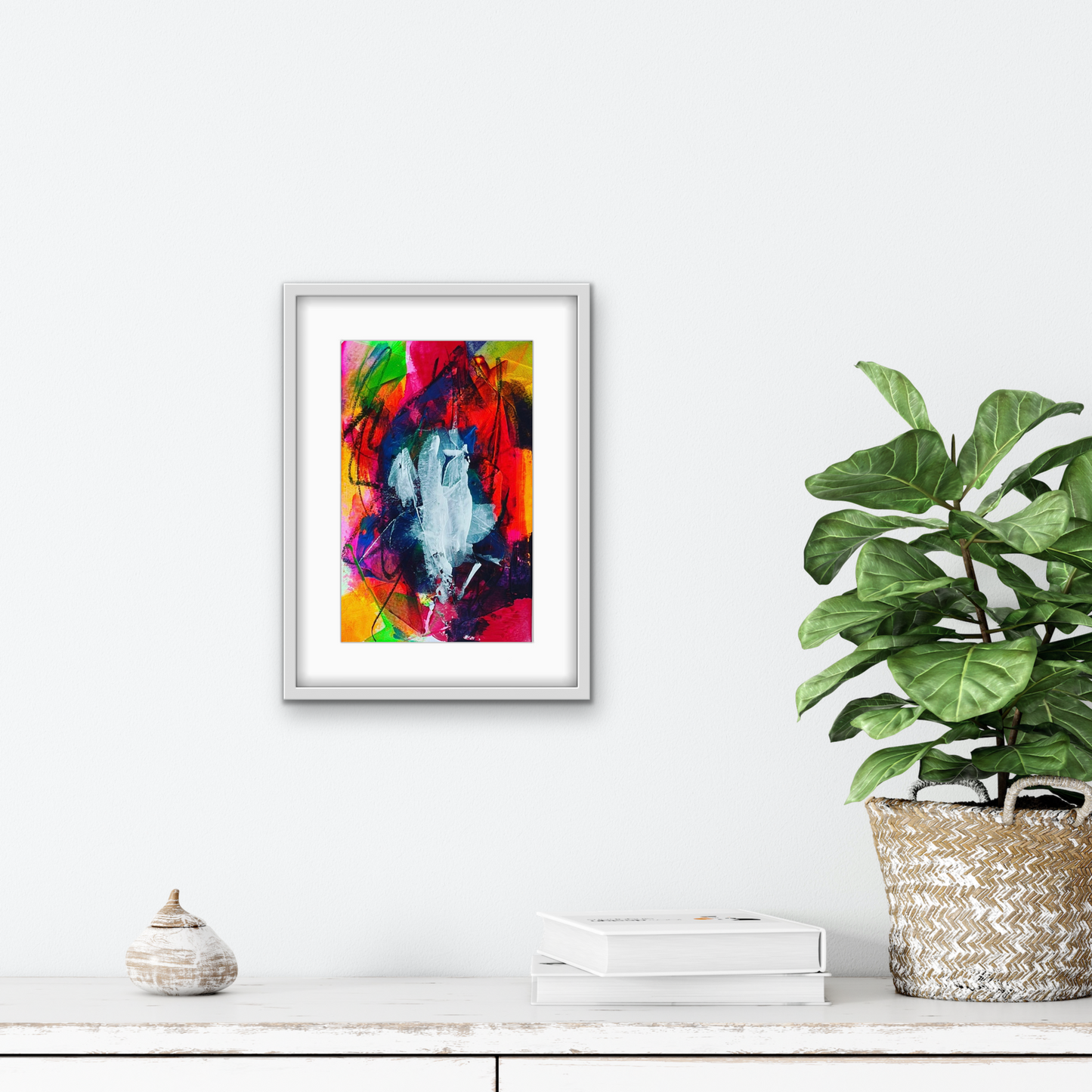 Lumino - Piece 2 | Original A4 Abstract Painting