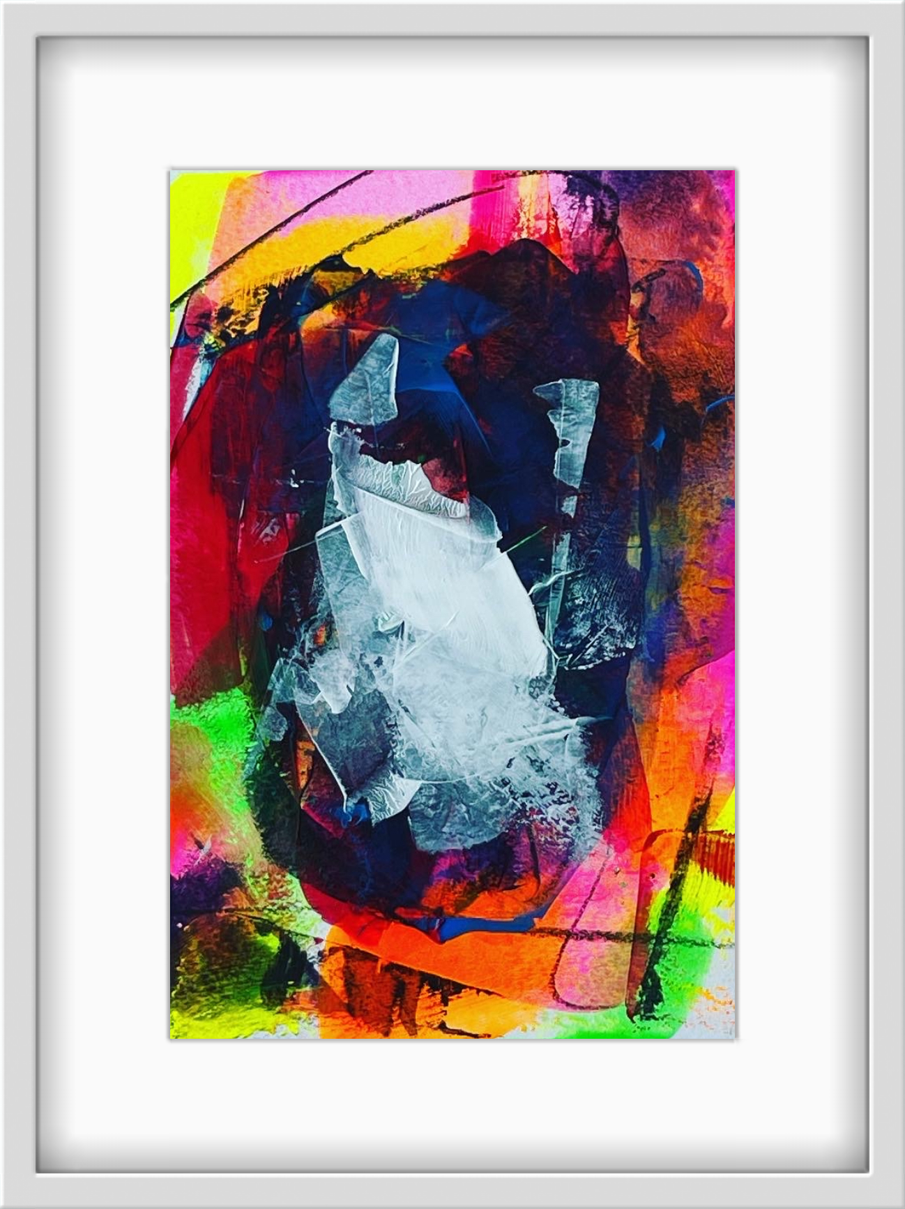 Lumino - Piece 3 | Original A4 Abstract Painting