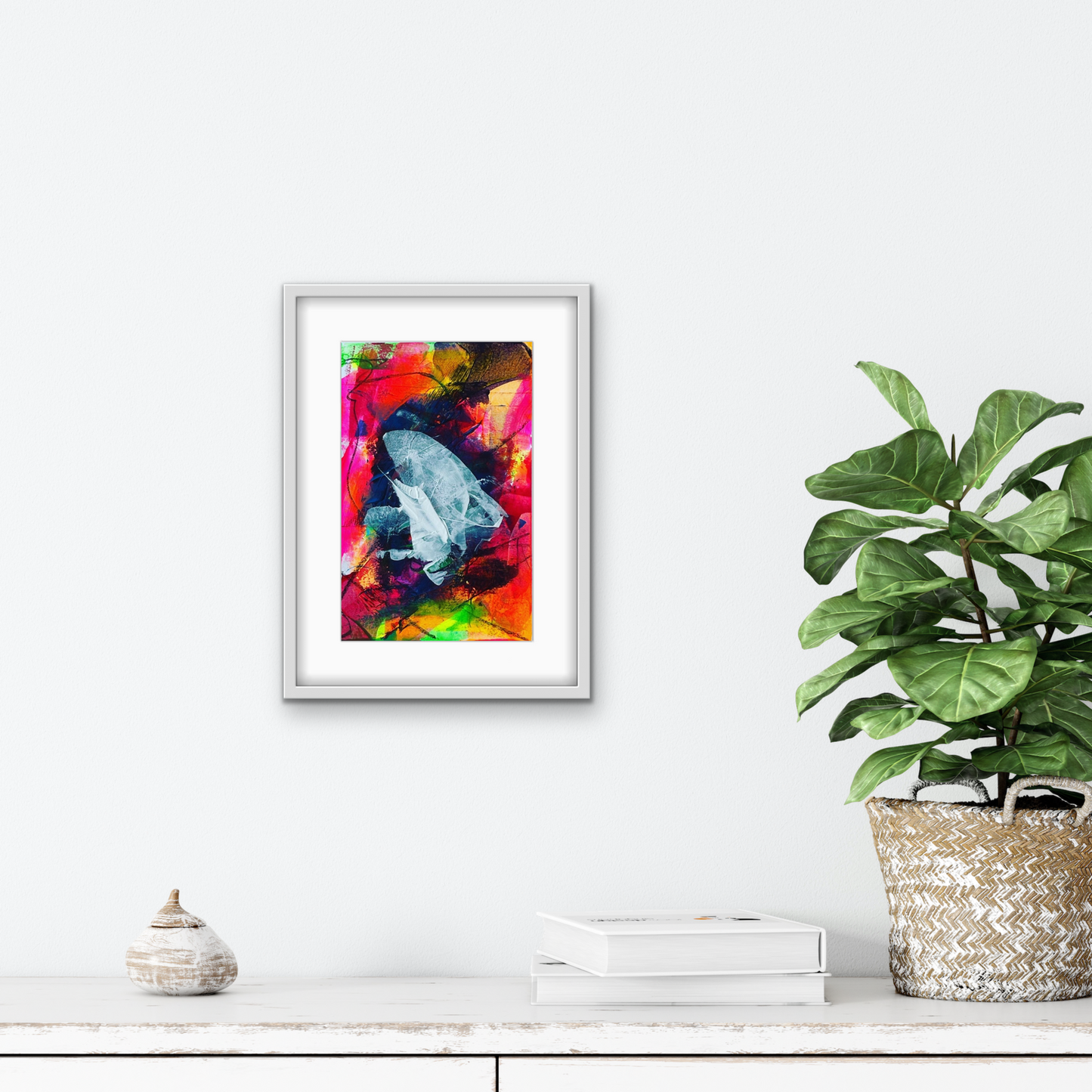 Lumino - Piece 4 | Original A4 Abstract Painting