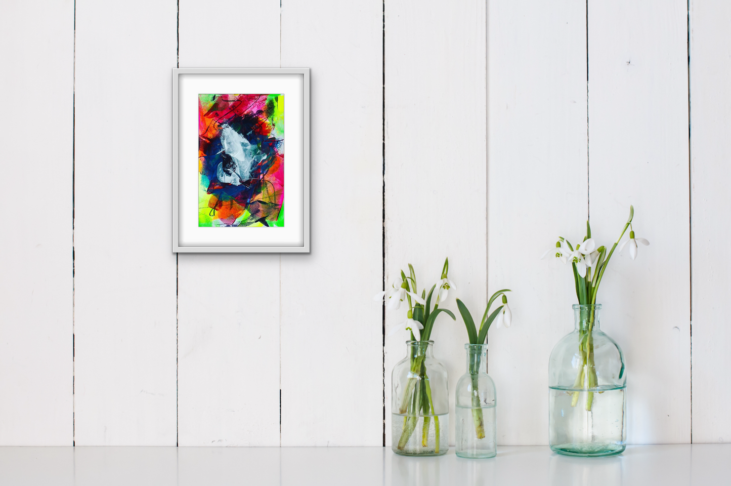 Lumino - Piece 7 | Original A4 Abstract Painting