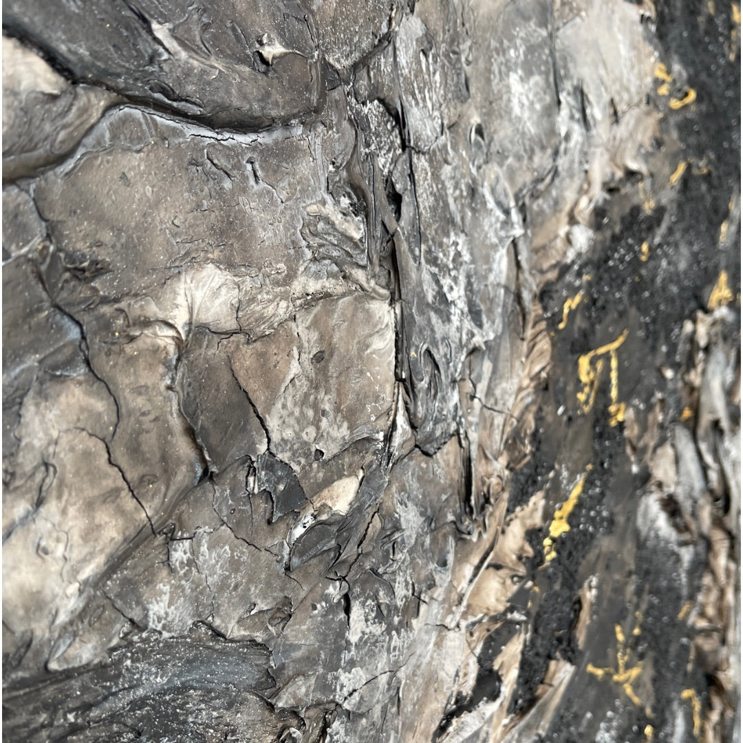 Relic | Organic Modern Abstract Artwork | 100x100cm