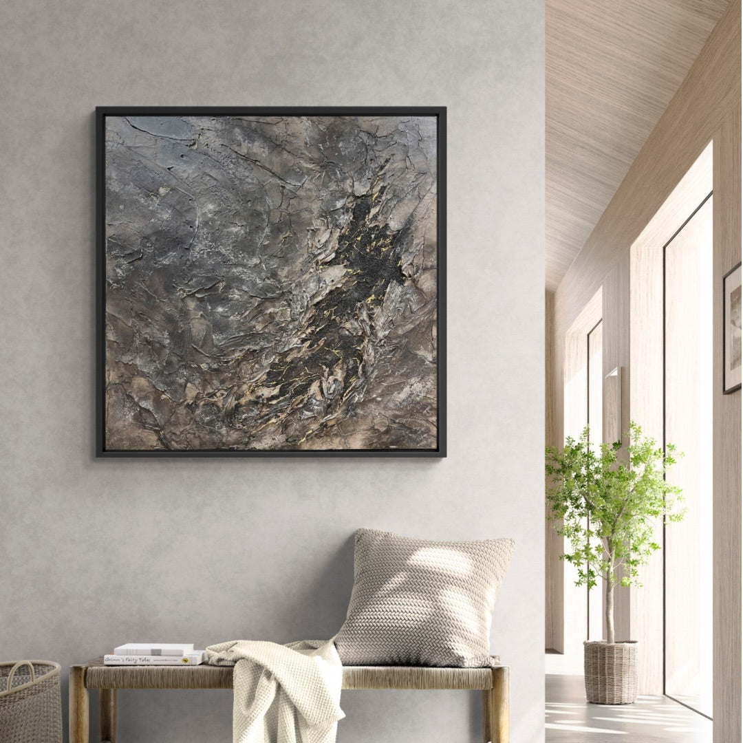 Relic | Organic Modern Abstract Artwork | 100x100cm