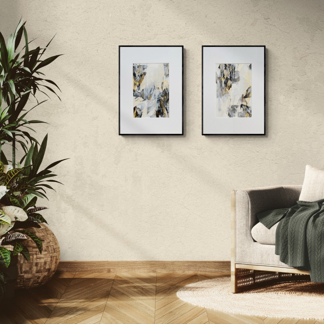 Rift - Diptych | Original Abstract Artworks | A2