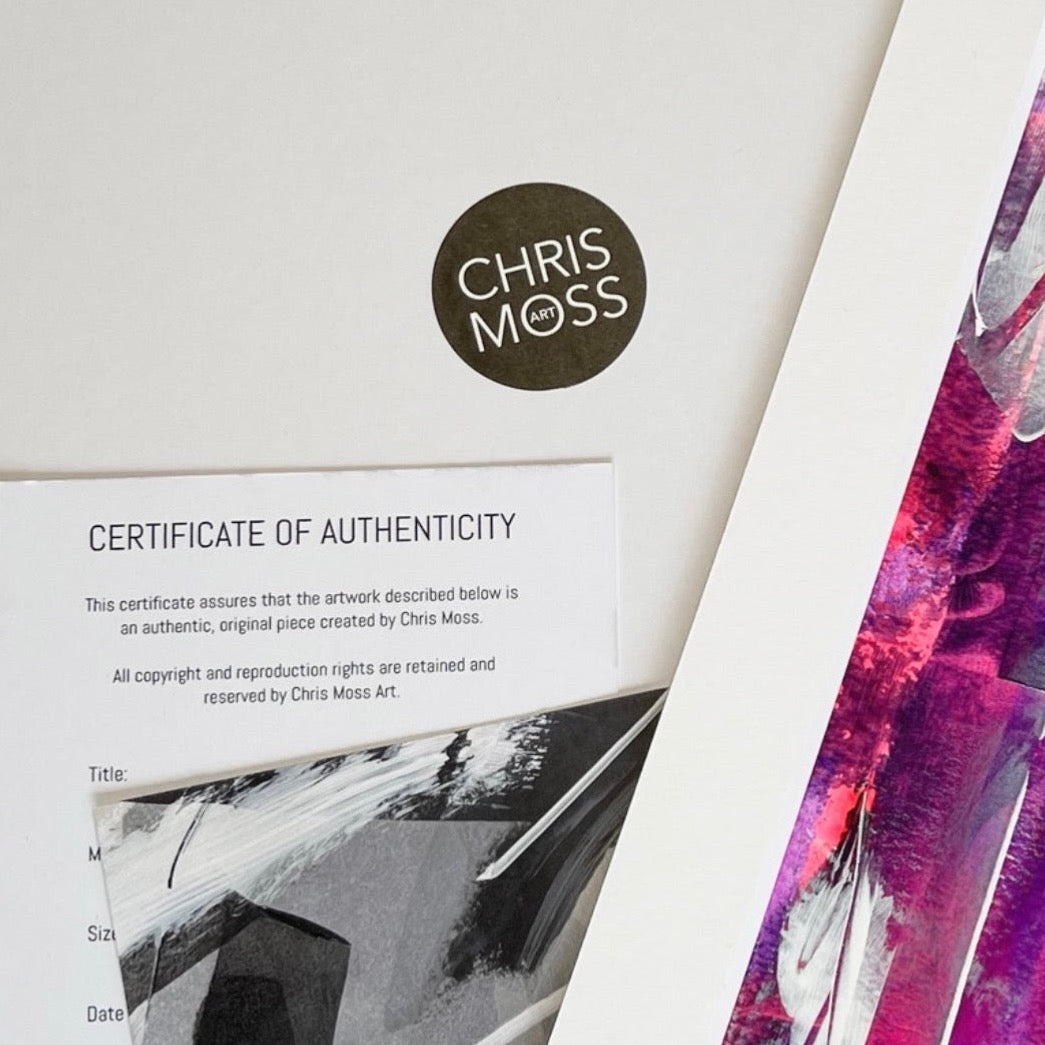 Chandelier | Original A4 Abstract Painting