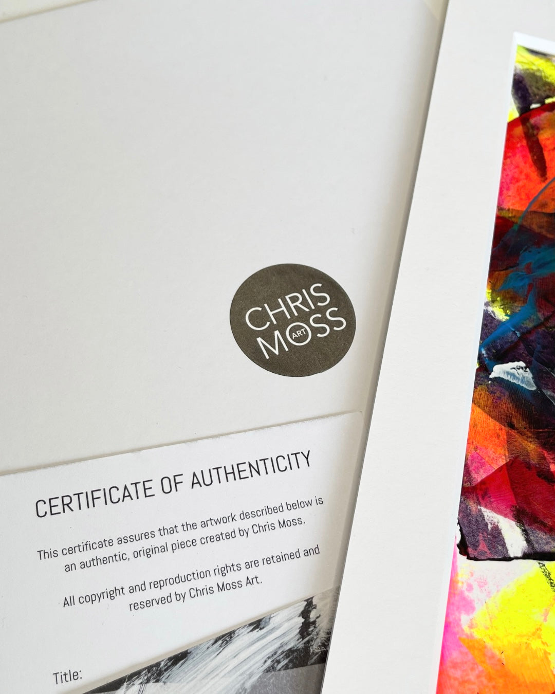 Lumino - Piece 4 | Original A4 Abstract Painting