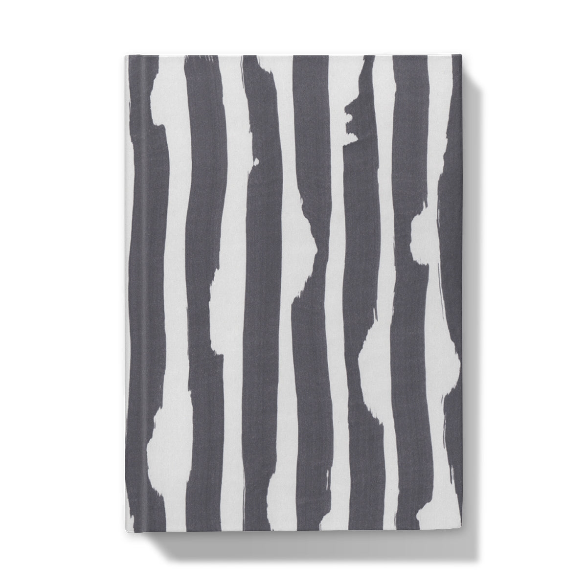 Stripes | Monochrome Abstract Hardback Journal | A5 | Chris Moss Art