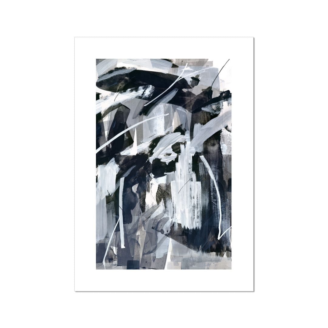WKND | monochrome abstract fine art print | unframed | Chris Moss Art