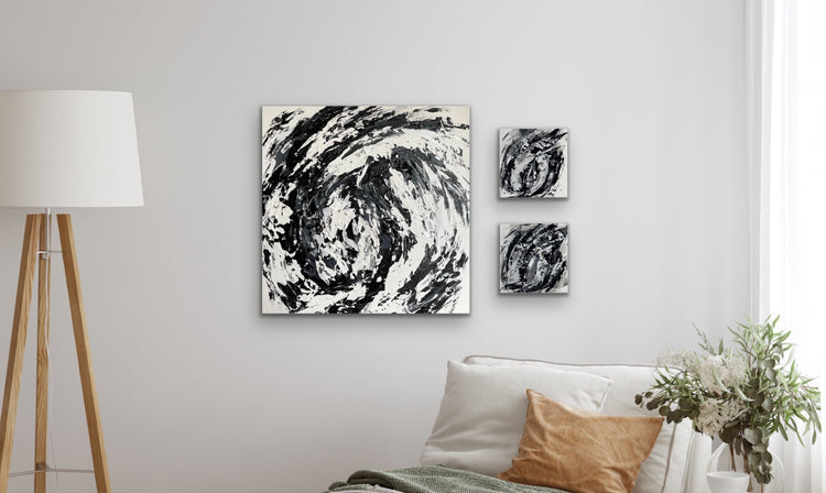 HURRICANE ON CANVAS