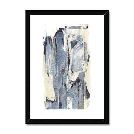 Rogue, neutral abstract framed fine art print, high quality abstract artwork. Chris Moss Art