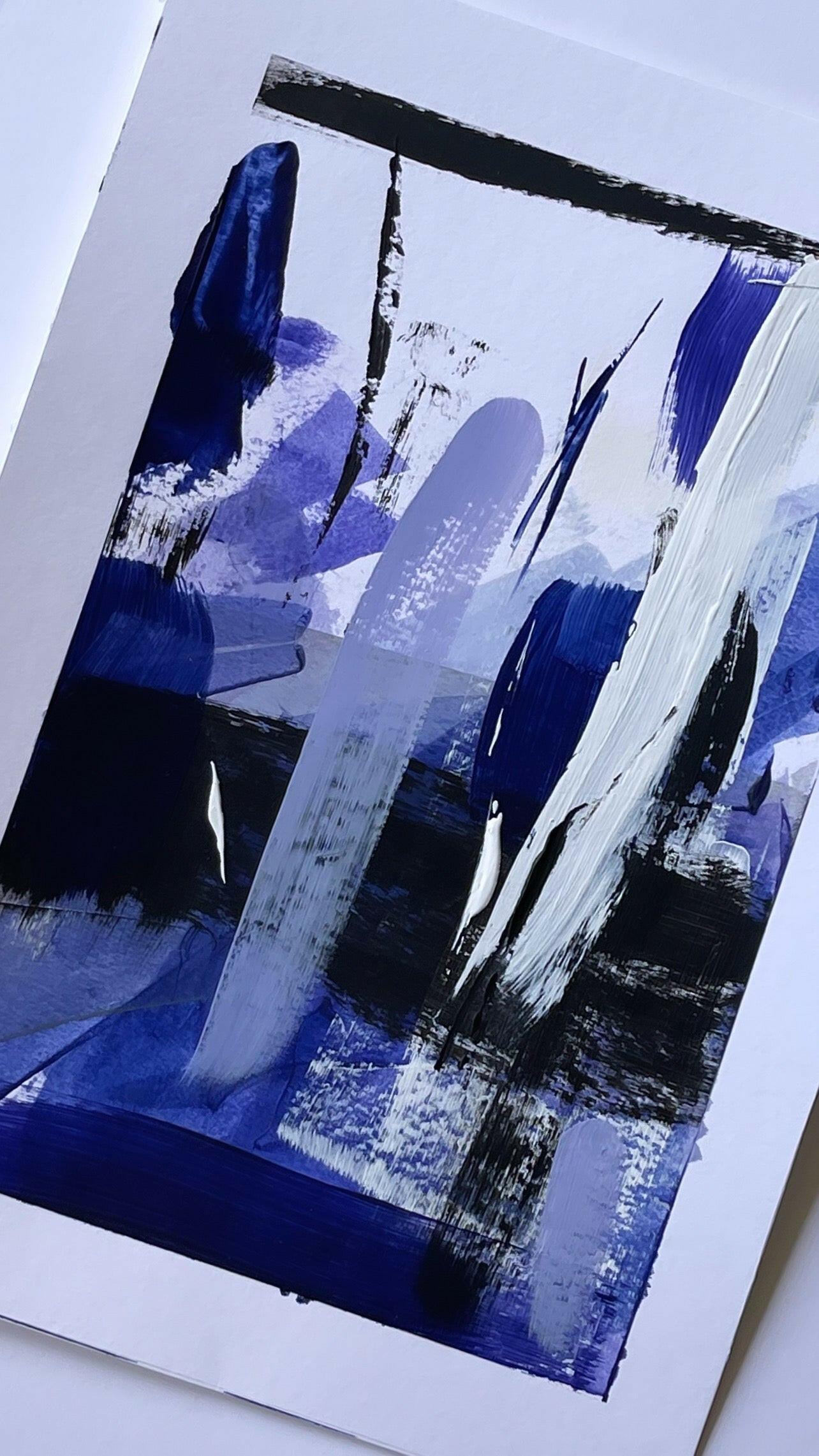 Design of a Weekend: Cobalt Edit A4 - Piece I