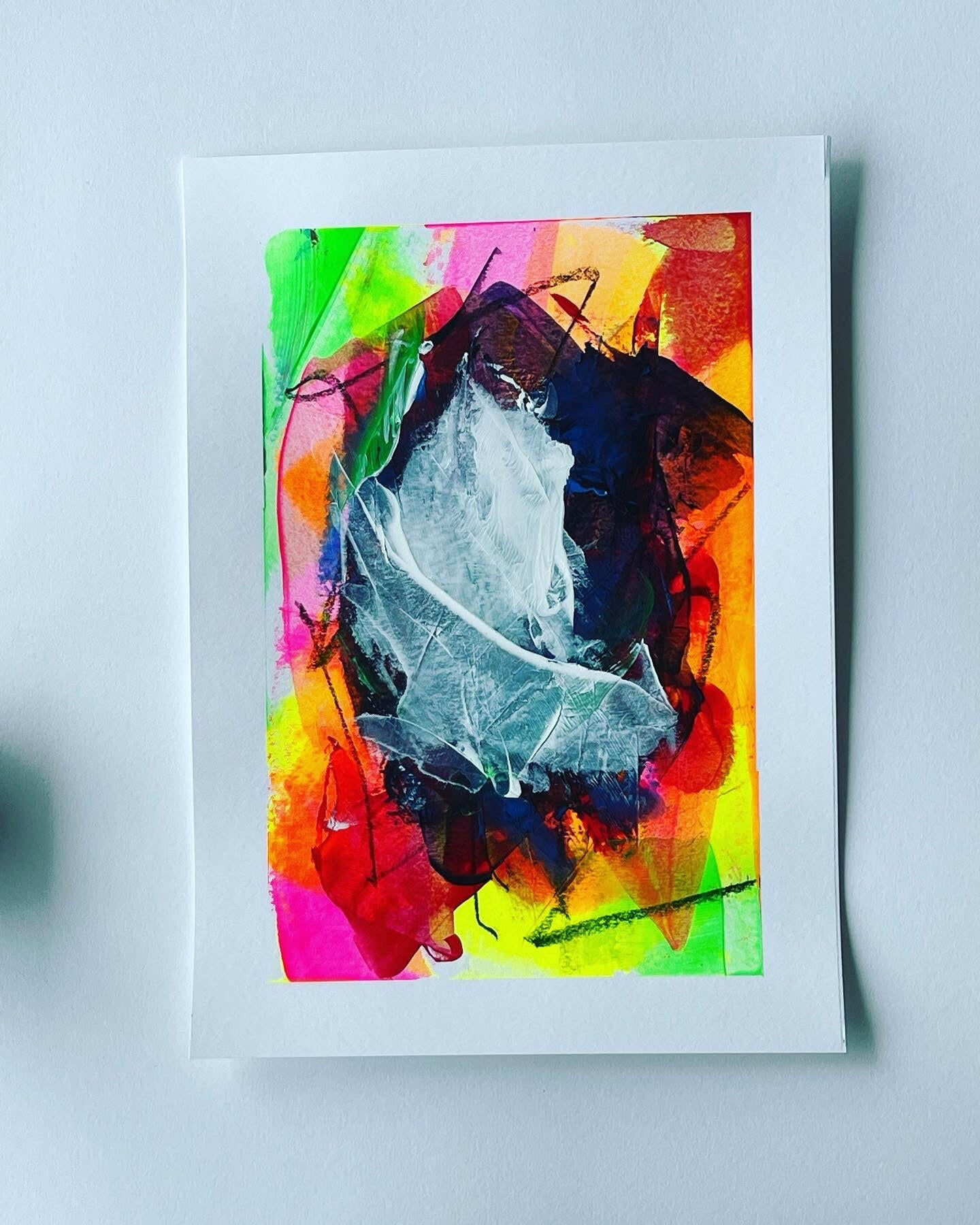 Lumino - Piece 1 | Original A4 Abstract Painting