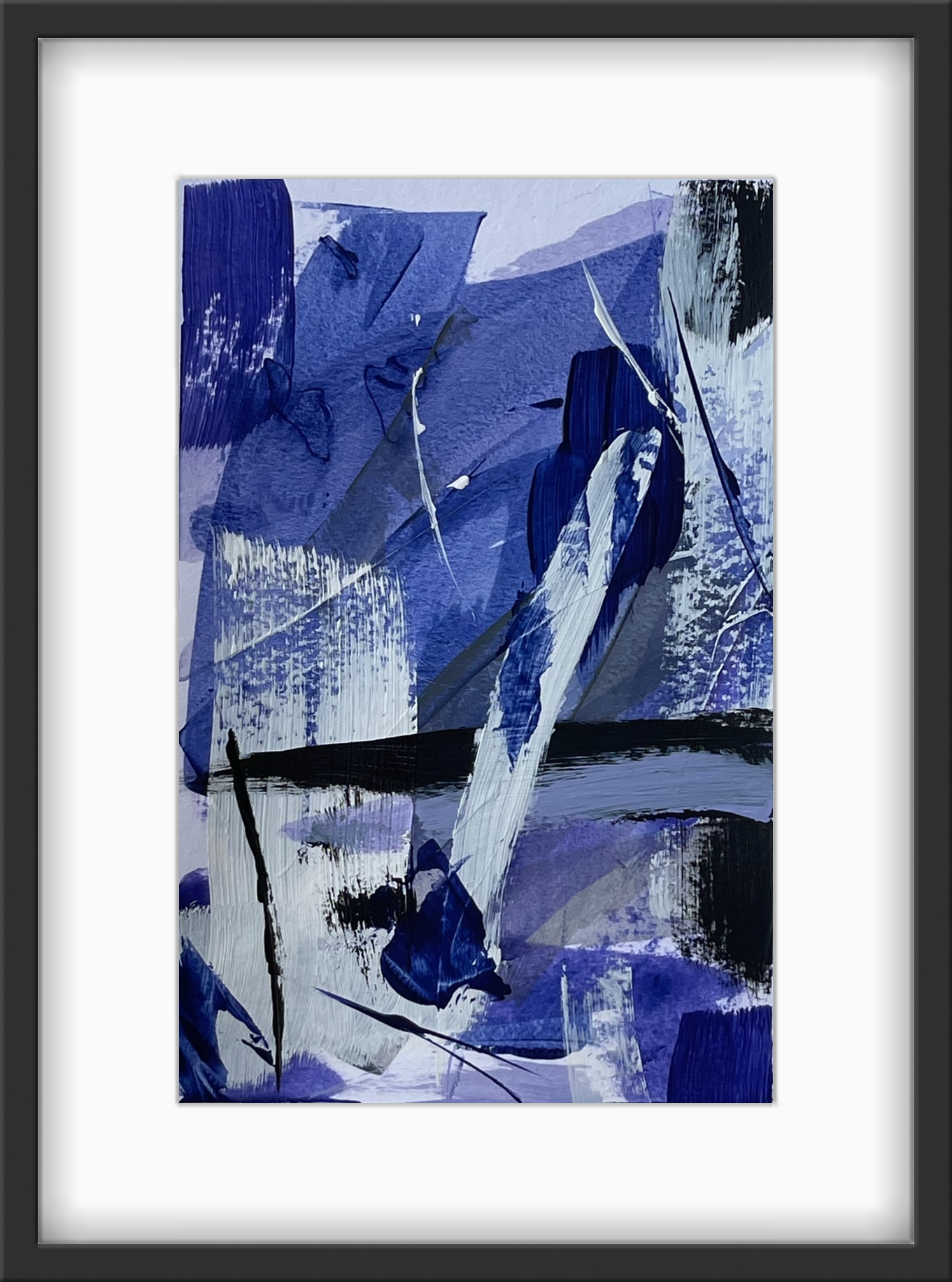 Design of a Weekend: Cobalt Edit A4 - Piece III