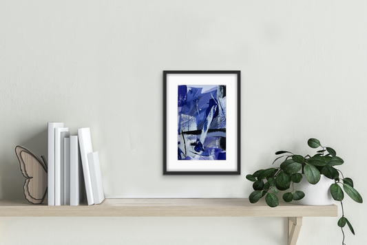 Design of a Weekend: Cobalt Edit A4 - Piece III