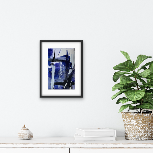 Design of a Weekend: Cobalt Edit A4 - Piece IV