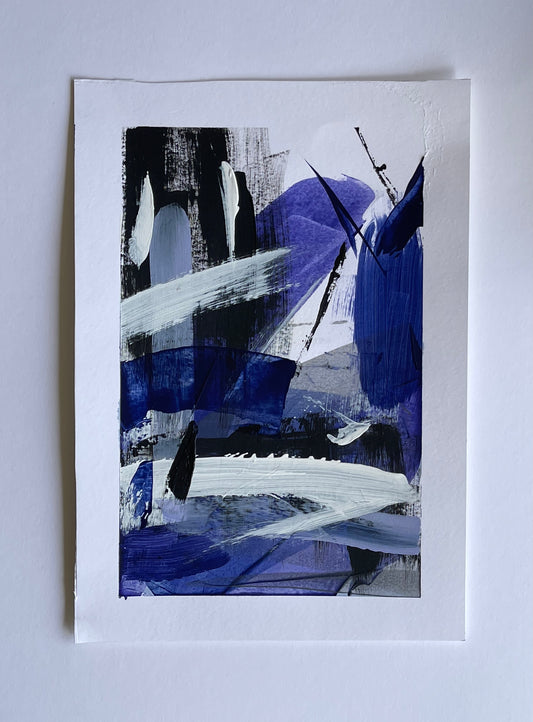Design of a Weekend: Cobalt Edit A4 - Piece V