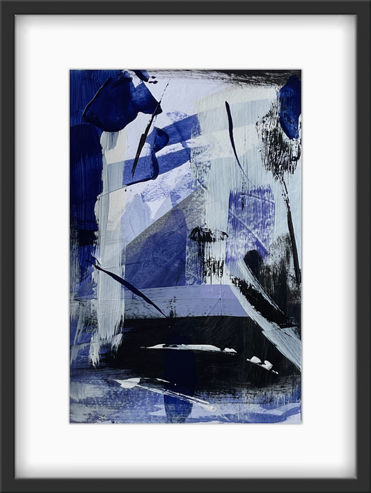 Design of a Weekend: Cobalt Edit A4 - Piece VII