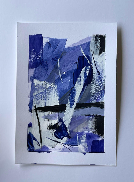 Design of a Weekend: Cobalt Edit A4 - Piece III