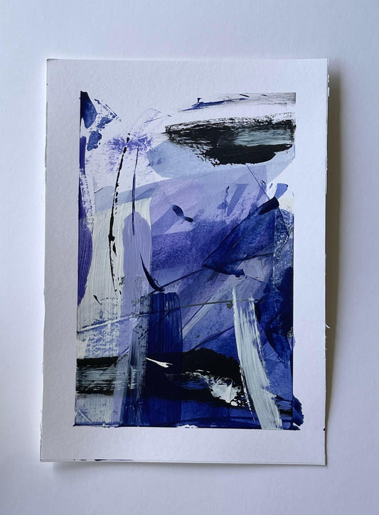 Design of a Weekend: Cobalt Edit A4 - Piece II
