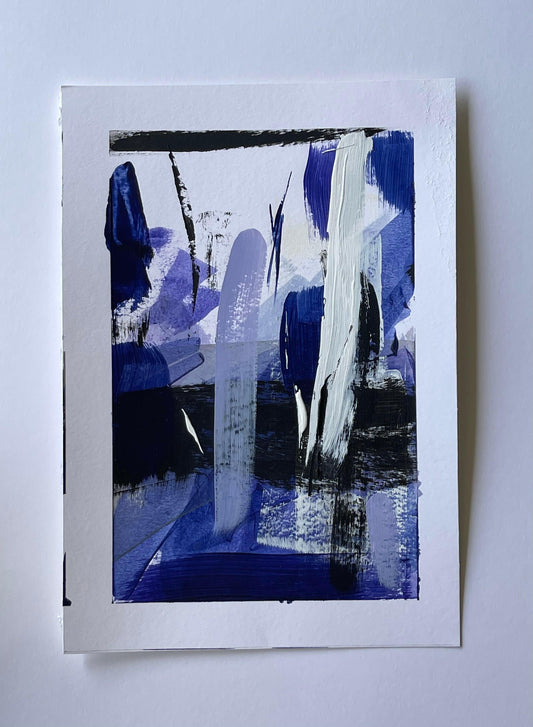 Design of a Weekend: Cobalt Edit A4 - Piece I