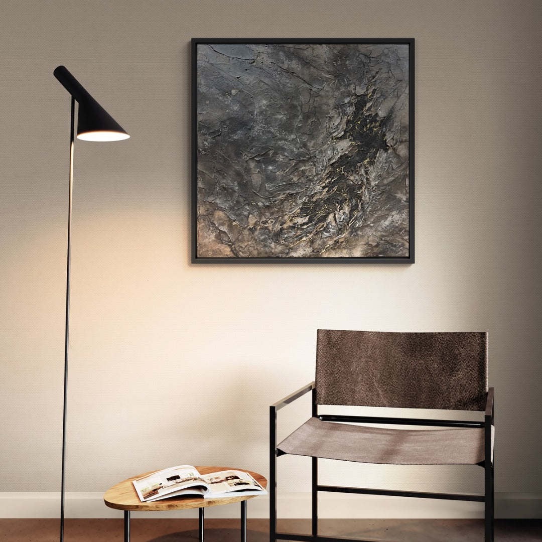 Relic | Organic Modern Abstract Artwork | 100x100cm