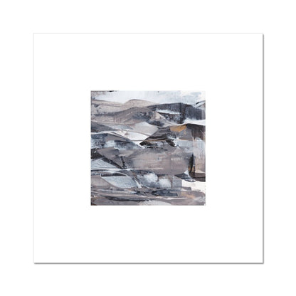 Vesper | neutral gold taupe black and white abstract fine art print | unframed | Chris Moss Art
